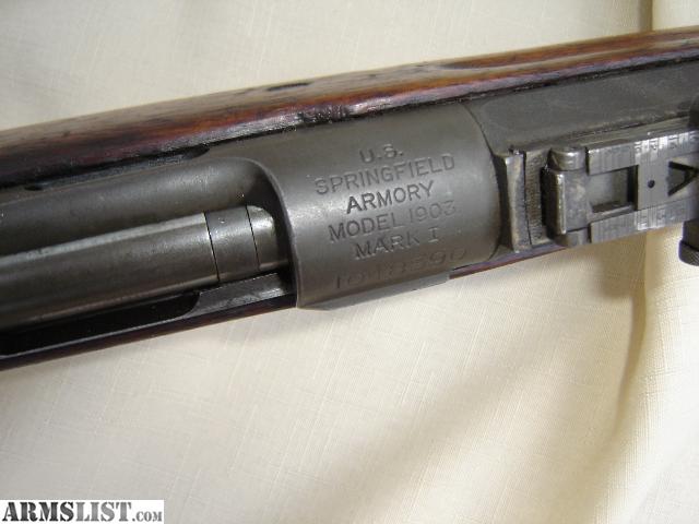 1903 springfield rifle serial numbers